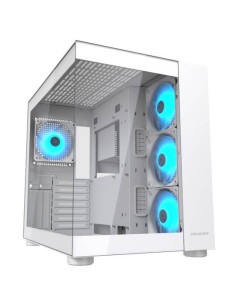 COUGAR CASE MID TOWER CUBE FV 150 RGB WHITE D.CHAMBER... 2