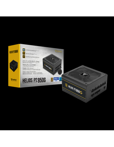 GAMDIAS ALIM HELIOS P2-850G 850W 80+ GOLD MODULARE ATX3.1 PCi 5.1 120mm HFAN