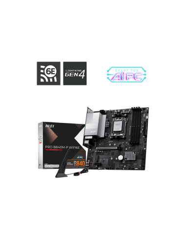 MB MSI PRO B840M-P MATX WIFI6E AM5
