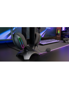 MARSGAMING GAMING CUFFIA+MIC MHPRO BLACK RGB PC MAC... 2