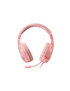 MARSGAMING GAMING CUFFIA+MIC MH122P ROSA RGB PC MAC...