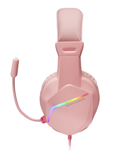 MARSGAMING GAMING CUFFIA+MIC MH122P ROSA RGB PC MAC... 2