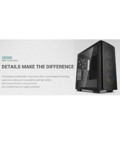 DEEPCOOL CASE MID TOWER CK560 TG 3x120+1x140mm FAN...
