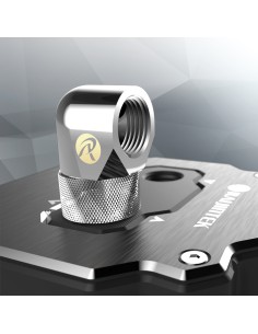 RAIJINTEK RACCORDO 90GR MF0906 SILVER (6pcs) compatibile... 2
