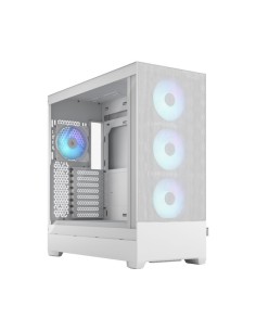 FRACTAL CASE TOWER POP XL AIR RGB WHITE TG CLEAR TINT