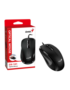 GENIUS MOUSE USB DX-101 FULL SIZE BLACK