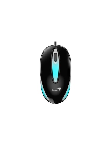 GENIUS MOUSE USB DX-MINI FLASHING LED BLACK