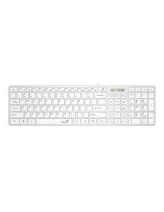 GENIUS TASTIERA MULTIMEDIALE SLIMSTAR 126 SLIM WHITE IT
