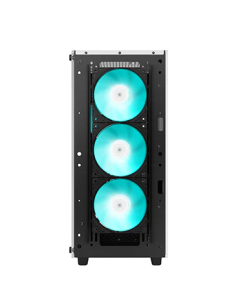 DEEPCOOL CASE MID TOWER CC560 V2 WHITE 3+1x120 LED FAN TG 2