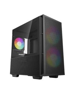DEEPCOOL CASE MICRO ATX CH360 NERO 2140+1120mm ARGB FAN