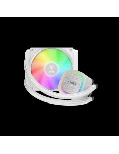 GAMDIAS RAFF.LIQUIDO AURA GL120 V2 WHITE 1xFAN ARGB