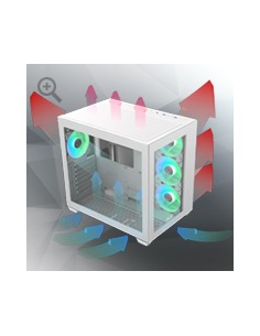 RAIJINTEK CASE M.TOWER  PAEAN C7 WHITE TG4 4xARGB FAN... 2