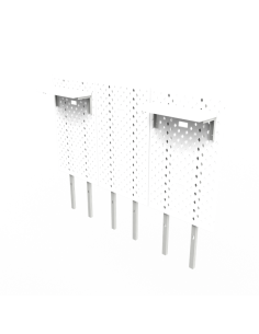 DEZCTOP DESK PANNELLI KIT 3 PEZZI PER SCRIVANIA 120 OAK...