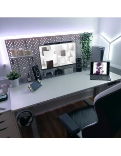 DEZCTOP DESK PANNELLI KIT 4 PEZZI PER SCRIVANIA 160 OAK...