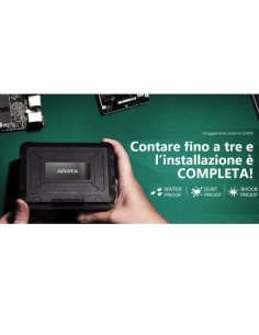 ADATA AED600-U31-CBK CASE ESTERNO 2.5'' NERO per HDD/SSD...