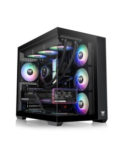 THERMALTAKE CASE M.TOWER VIEW 380TG ARGB BLACK TG 4xARGB Fan