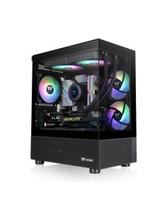 THERMALTAKE CASE MICRO VIEW 170 TF ARGB BLACK TG 3xARGB FAN