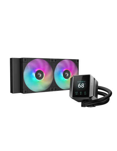DEEPCOOL RAFF. LIQUIDO MYSTIQUE 240 ARGB TFT 2.8'' R-LX550-BKADSNC-G-1