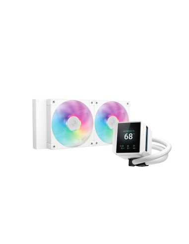 DEEPCOOL RAFF. LIQUIDO MYSTIQUE 240 ARGB WH TFT 2.8'' R-LX240-WHDSNMCP-G-1