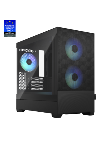 FRACTAL CASE MICRO ATX POP MINI AIR RGB BLACK TG CLEAR TINT