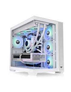 THERMALTAKE CASE M.TOWER VIEW 380TG ARGB SNOW TG 4xARGB Fan