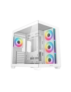DEEPCOOL CASE MID TOWER CG530 WH 4F WHITE 2TG 4x120...