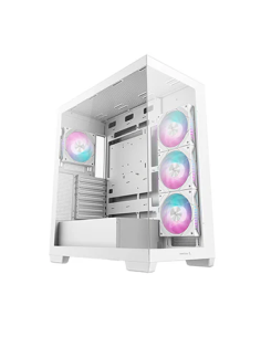 DEEPCOOL CASE MID TOWER CG580 WH 4F WHITE 2TG 4x120...