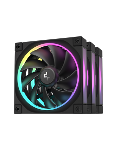 DEEPCOOL VENTOLE CASE FL12 NERA ARGB PWM BASSO RUMORE...