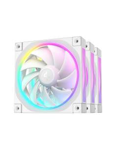 DEEPCOOL VENTOLE CASE FL12 BIANCA ARGB PWM BASSO RUMORE...